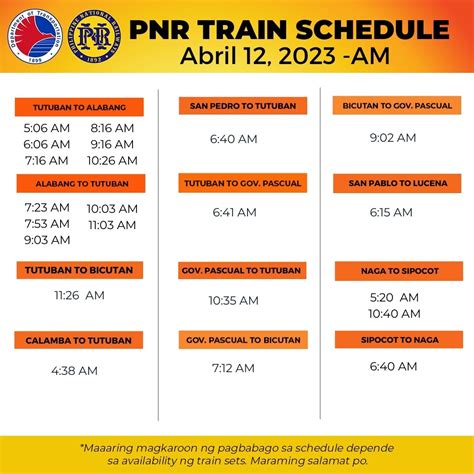 philippine national railway schedule.